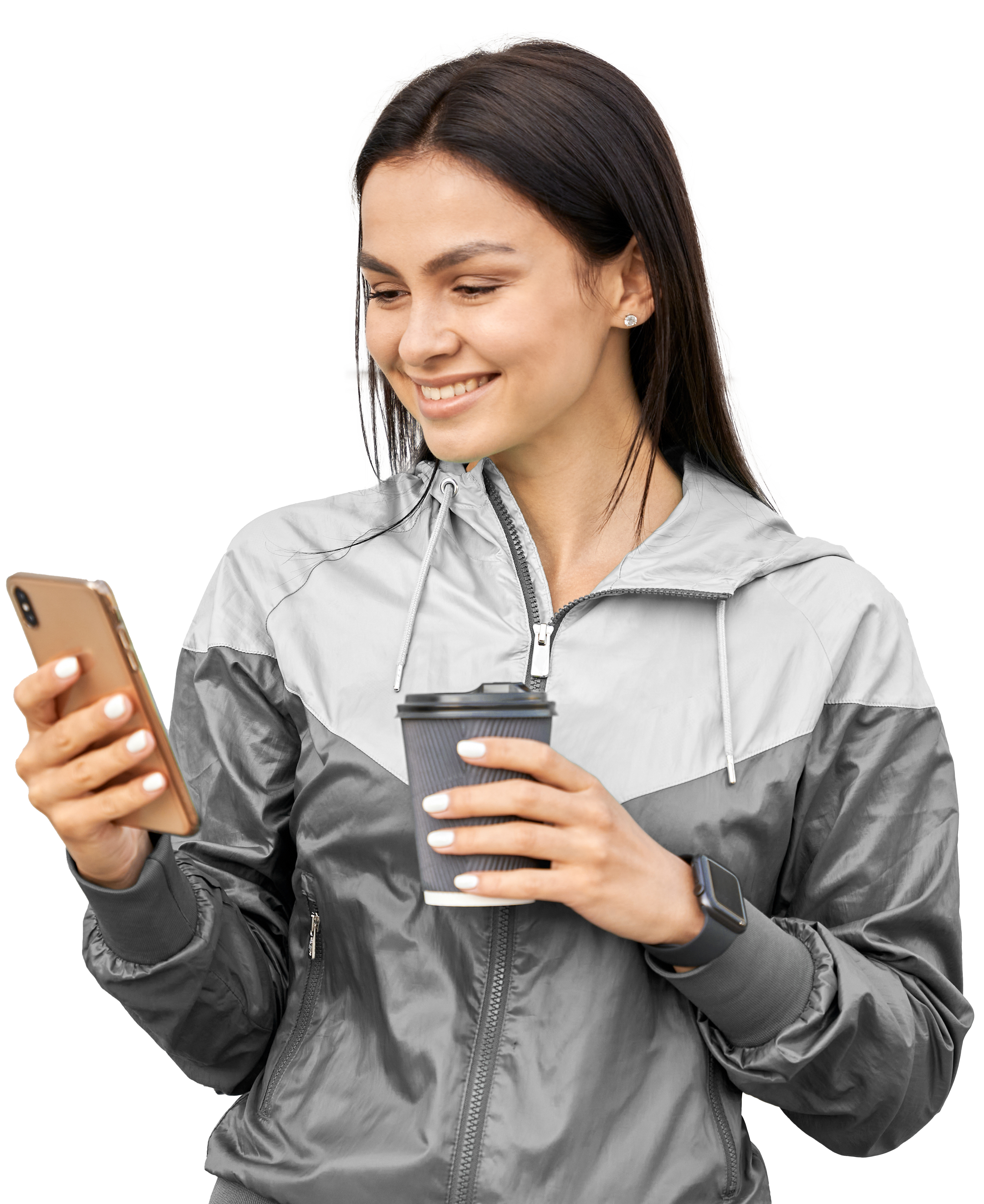 Person using Comptaways on their phone